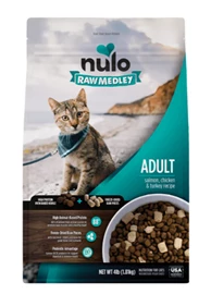 NULO RAW MEDLEY FOR ADULT CAT - SALMON, CHICKEN & TURKEY RECIPE