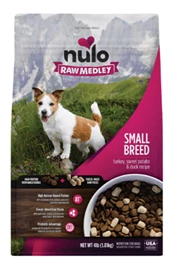 NULO RAW MEDLEY FOR SMALL BREEDS TURKEY, SWEET POTATO & DUCK RECIPE 4LB