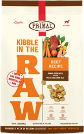 PRIMAL KIBBLE IN THE RAW 犬用乾糧 - 牛肉配方