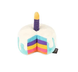 P.L.A.Y DOG PLUSH TOY - MINI PARTY TIME - BONE-APPETITE CAKE 