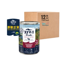 ZIWI PEAK 鮮肉狗罐頭 鹿肉配方 390克 (1 X 12)