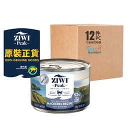 ZIWI PEAK 鮮肉貓罐頭 鯖魚配方 185克 (1 X 12)