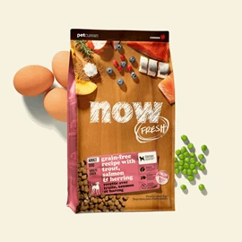 NOW FRESH FISH TROUT, SALMON & HERRING GRAIN-FREE DRY DOG FOOD FOR ADULT