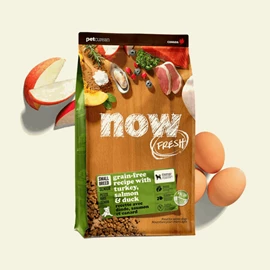 NOW FRESH TURKEY, SALMON & DUCK GRAIN-FREE DRY DOG FOOD FOR SMALL BREED SENIORS