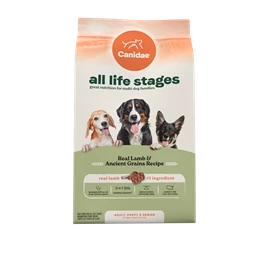 CANIDAE ALL LIFE STAGES DRY DOG FOOD, REAL LAMB & ANCIENT GRAINS RECIPE