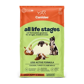 CANIDAE ALL LIFE STAGES DRY DOG FOOD, LESS ACTIVE, MULTI-PROTEIN