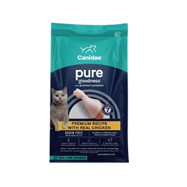 CANIDAE PURE GOODNESS GRAIN FREE DRY CAT FOOD WITH SALMON