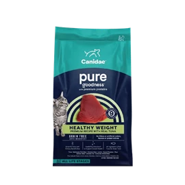 CANIDAE PURE GOODNESS GRAIN FREE DRY TUNA RECIPE FOR INDOOR CATS