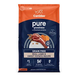 CANIDAE PURE GOODNESS GRAIN FREE DRY DOG FOOD WITH LAMB & PEA (LAMB & SWEET POTATO)