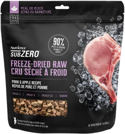 NUTRIENCE 全天然凍乾糧 豚肉+蘋果全犬配方 369克