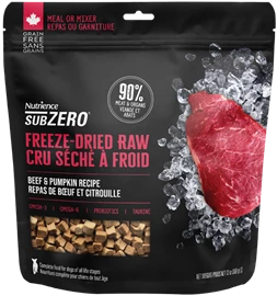 NUTRIENCE 全天然凍乾糧 牛肉+南瓜全犬配方 369克