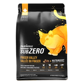 NUTRIENCE SUBZERO FRASER VALLEY HIGH PROTEIN CAT FOOD