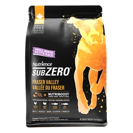 NUTRIENCE SUBZERO FRASER VALLEY SMALL BREED DOG FOOD