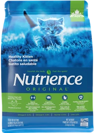 NUTRIENCE ORIGINAL HEALTHY KITTEN FOOD – CHICKEN MEAL WITH BROWN RICE RECIPE 5.5LB 
