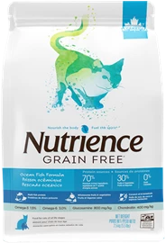 NUTRIENCE GRAIN FREE CAT FOOD OCEAN FISH 5.5LB 