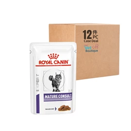 ROYAL CANIN VCN CAT MATURE CONSULT POUCH 85G (1X12)