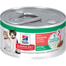 HILL'S SCIENCE DIET EVERYDAY DIET KITTEN WITH SALMON 2.9 OZ 