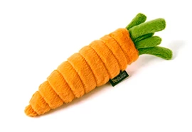 P.L.A.Y DOG PLUSH TOY - GARDEN FRESH COLLECTION - MINI CARROT 