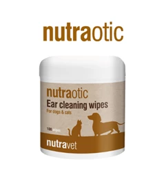 NUTRAVET NUTRAOTIC 耳朵清潔濕巾(貓狗合用) (100片)
