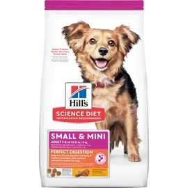 HILL'S SCIENCE DIET ADULT PERFECT DIGESTION SMALL & MINI CHICKEN & BROWN RICE RECIPE ADULT 1-6 DOG FOOD 3.5LB