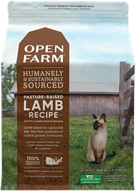 OPEN FARM GRAIN FREE PASTURE RAISED LAMB RECIPE DRY CAT FOOD 