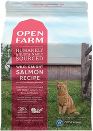 OPEN FARM GRAIN FREE WILD-CAUGHT SALMON RECIPE DRY CAT FOOD 