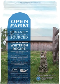 OPEN FARM GRAIN FREE CATCH-OF-THE-SEASON WHITEFISH RECIPE DRY CAT FOOD 