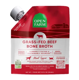 OPEN FARM GRASS-FED BEEF BONE BROTH 12FL OZ 