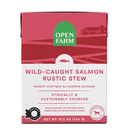 OPEN FARM WILD-CAUGHT SALMON RUSTIC STEW WET DOG FOOD 12.5OZ 