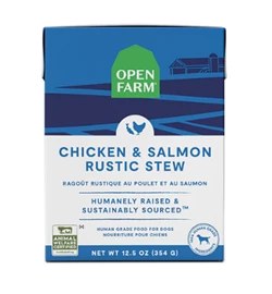 OPEN FARM CHICKEN & SALMON RUSTIC STEW WET DOG FOOD12.5OZ 