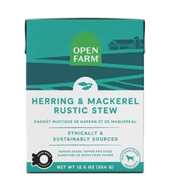 OPEN FARM HERRING & MACKEREL RUSTIC STEW WET DOG FOOD 12.5OZ 