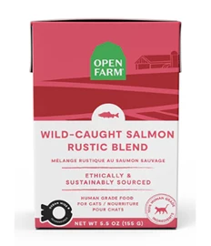 OPEN FARM WILD-CAUGHT SALMON RUSTIC BLEND FOR CATS 5.5OZ 