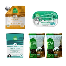 OPEN FARM MIX & MATCH VALUE PACK FOR CAT（BROTH + WET FOOD + TOPPER + DRY FOOD SAMPLE)