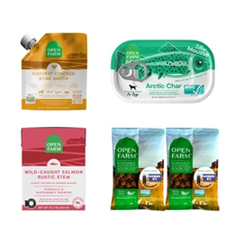 OPEN FARM MIX & MATCH VALUE PACK FOR DOG（BROTH + WET FOOD + TOPPER + DRY FOOD SAMPLE) 