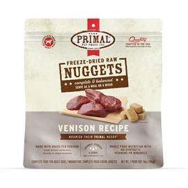 PRIMAL FREEZE-DRIED NUGGETS 凍乾狗糧 - 鹿肉配方 14OZ