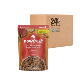 NOW FRESH ALL DOG BEEF & RICE DINNER 2.8OZ (1X24) 