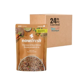 NOW FRESH ALL DOG CHICKEN & RICE DINNER 2.8OZ (1X24) 