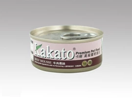 KAKATO TINNED FOOD " BEEF MOUSSE" 70G