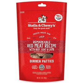 STELLA & CHEWY'S FREEZE-DRIED RAW DINNER PATTIES - REMARKABLE RED MEAT 