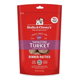 STELLA & CHEWY'S FREEZE-DRIED RAW DINNER PATTIES - TANTALIZING TURKEY  