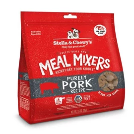 STELLA & CHEWY'S FREEZE-DRIED MEAL MIXERS - PURELY PORK MEAL MIXERS 