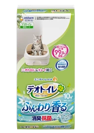 Unicharm 消臭抗菌砂盆尿墊 - 庭園香 10片裝