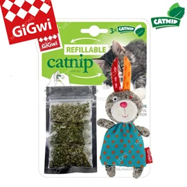GIGWI Refillable Catnip Rabbit