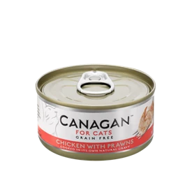 CANAGAN 原之選 貓咪主食罐 - 雞肉伴蝦配方 75g
