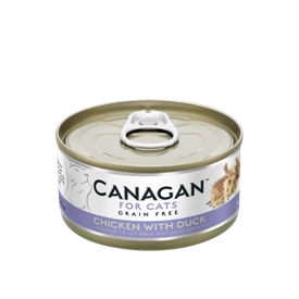 CANAGAN 原之選 貓咪主食罐 - 雞肉伴鴨肉配方 75g