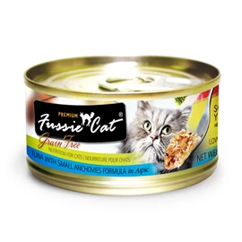 Fussie Cat Premium Tuna With Sm. Anchovies 80g