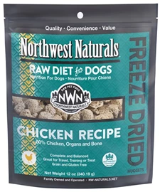 NORTHWEST NATURALS FREEZE DRIED DIETS FOR DOGS - CHICKEN 12OZ 