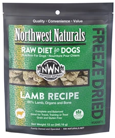 NORTHWEST NATURALS FREEZE DRIED DIETS FOR DOGS - LAMB 12OZ 