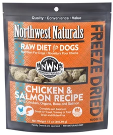 NORTHWEST NATURALS 凍乾犬糧系列 - 雞 & 三文魚 12OZ