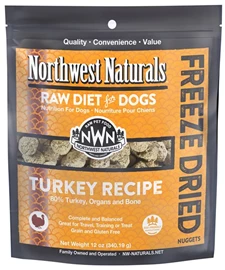 NORTHWEST NATURALS FREEZE DRIED DIETS FOR DOGS - TURKEY 12OZ 